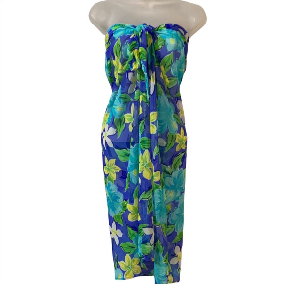 Roxanne Other - ROXANNE Bathing Suit Wrap Petite Small Fun Bold Colors Floral